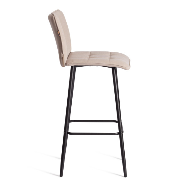 Барный стул  Bari/Бари велюр, бежевый, 7, 45х56х110 см фото № 2