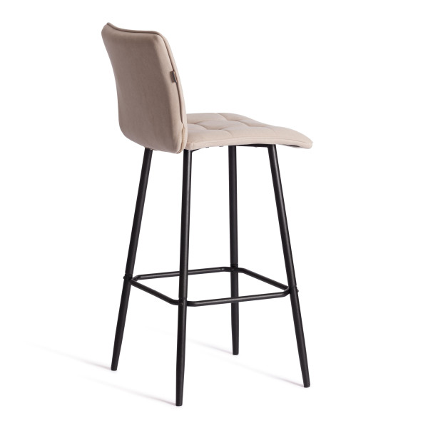 Барный стул  Bari/Бари велюр, бежевый, 7, 45х56х110 см фото № 3