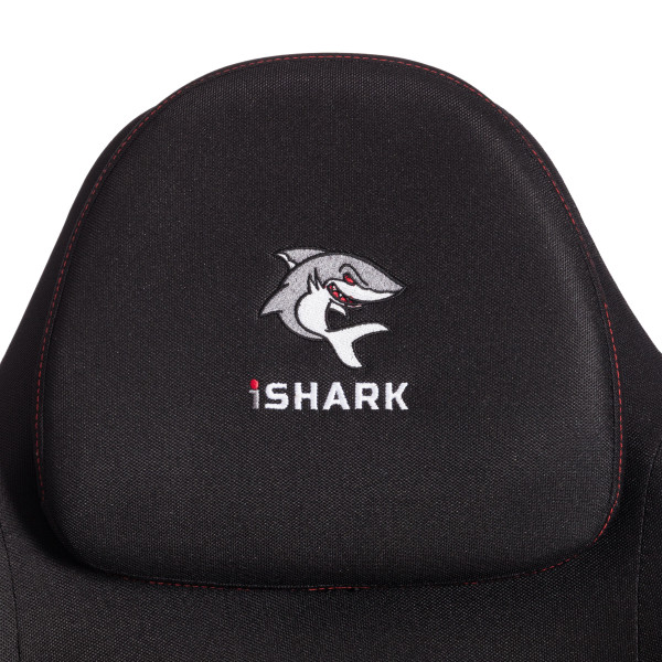 Кресло iShark ткань, черный / красный фото № 16