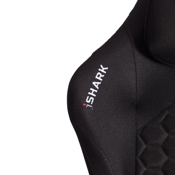 Кресло iShark ткань, черный фото № 15