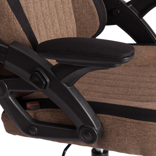 Кресло iWolf ткань, черный/коричневый фото № 10