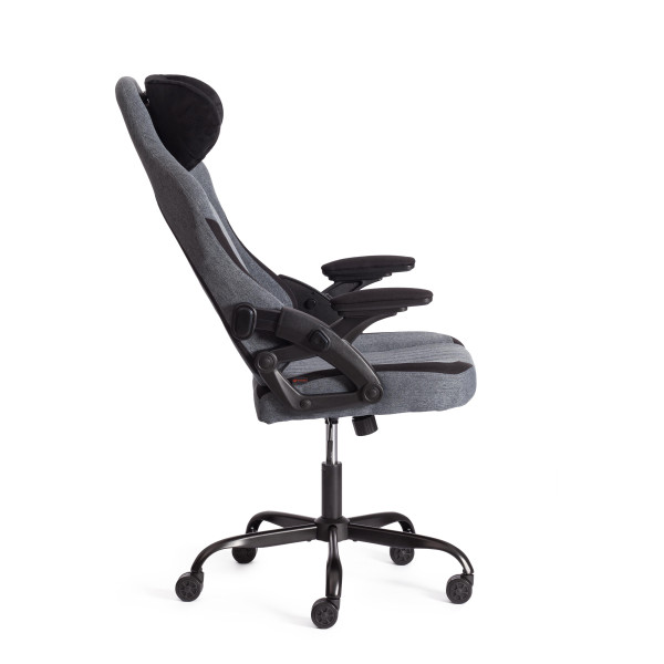 Кресло iWolf ткань, черный/серый фото № 3