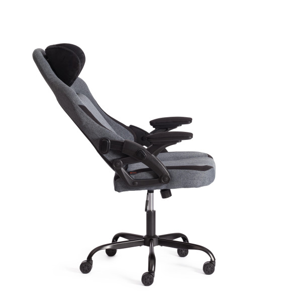 Кресло iWolf ткань, черный/серый фото № 4