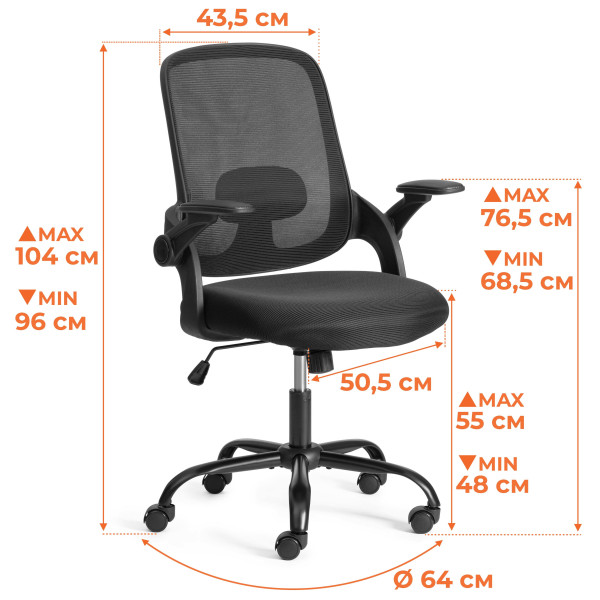 Кресло Joker ткань, черный фото № 18
