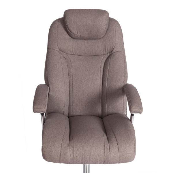 Кресло TRUST ткань рогожка Nice, мокко (серо-бежевая) фото № 6