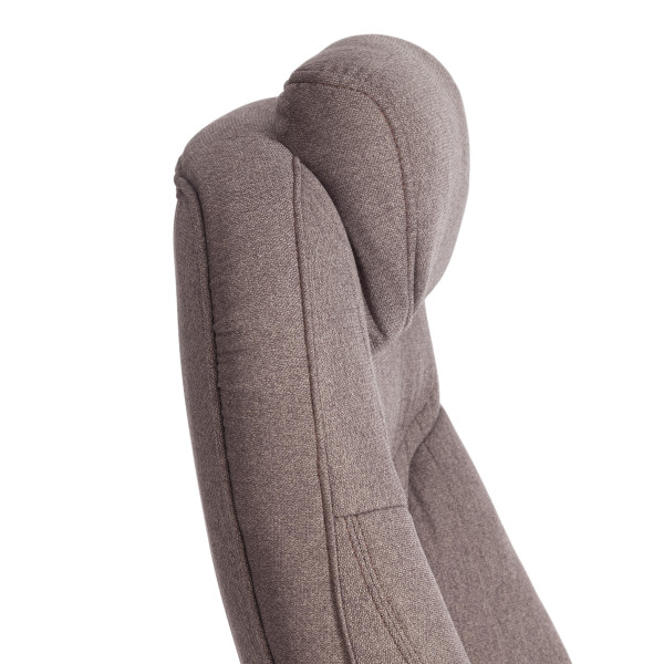 Кресло TRUST ткань рогожка Nice, мокко (серо-бежевая) фото № 11