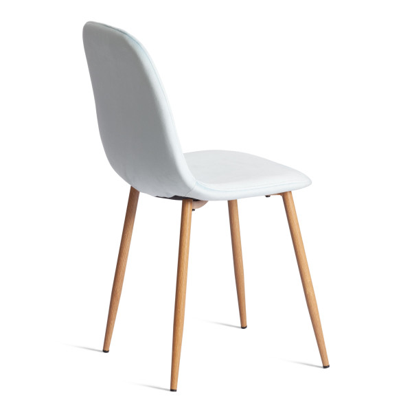 Стул BREEZE (mod. 4724) Велюр/металл , 44 х 53 х 87 см, Aquamarine (аквамарин) HLR16 / натуральный фото № 3