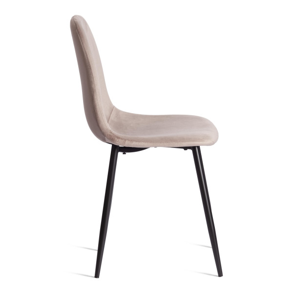 Стул BREEZE (mod. 4724) Велюр/металл , 44 х 53 х 87 см, Coffee (кофейный) HLR9 / черный фото № 2