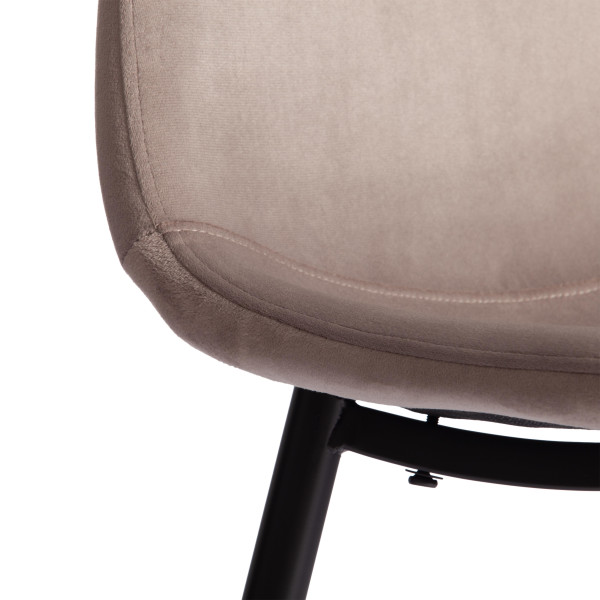 Стул BREEZE (mod. 4724) Велюр/металл , 44 х 53 х 87 см, Coffee (кофейный) HLR9 / черный фото № 8