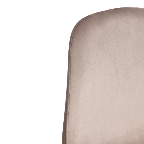 Стул BREEZE (mod. 4724) Велюр/металл , 44 х 53 х 87 см, Coffee (кофейный) HLR9 / черный фото № 9