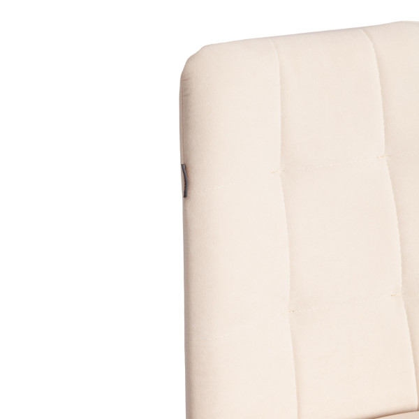 Стул обеденный Asti TREND, флок , молочный/черный, 4, 47х54х86 см фото № 9