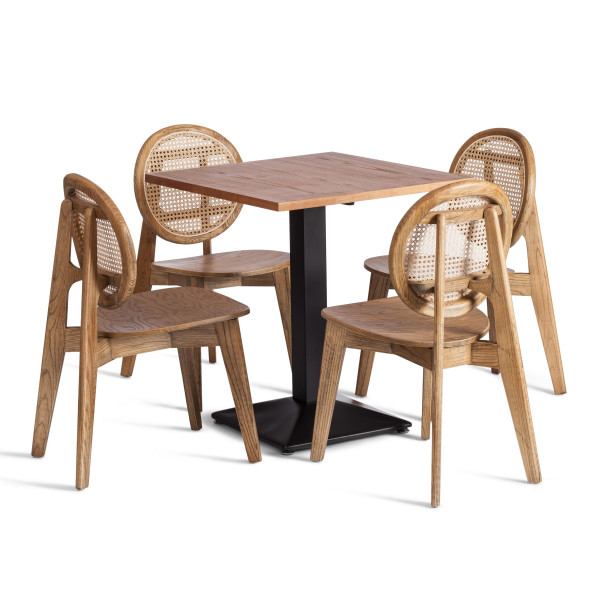 Стул FENRIR (mod.XMS-CB2902) дерево вяз, 42х45х85 см, Груша (№3) фото № 6