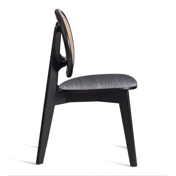 Стул FENRIR (mod.XMS-CB2902) дерево вяз, 42х45х85 см, черный фото № 2