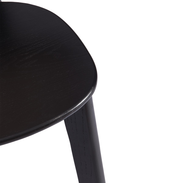 Стул FENRIR (mod.XMS-CB2902) дерево вяз, 42х45х85 см, черный фото № 8