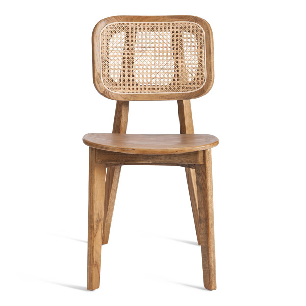 Стул ODIN (mod.XMS-CB2828) дерево вяз/ротанг, 42х45х78 см, Груша (№3) фото № 5