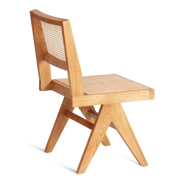 Стул LOKI (mod.XMS-CB2895) дерево вяз/ротанг, 51х44х86 см, Груша (№3) фото № 3