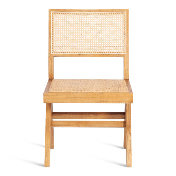 Стул LOKI (mod.XMS-CB2895) дерево вяз/ротанг, 51х44х86 см, Груша (№3) фото № 5