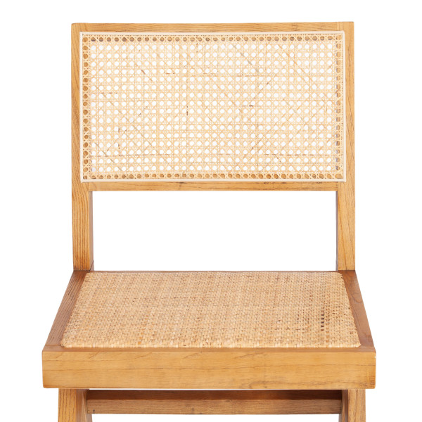 Стул LOKI (mod.XMS-CB2895) дерево вяз/ротанг, 51х44х86 см, Груша (№3) фото № 7