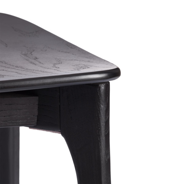 Стул ASGARD (mod.XMS-CB3027) дерево вяз, 48х43х76 см, черный фото № 10