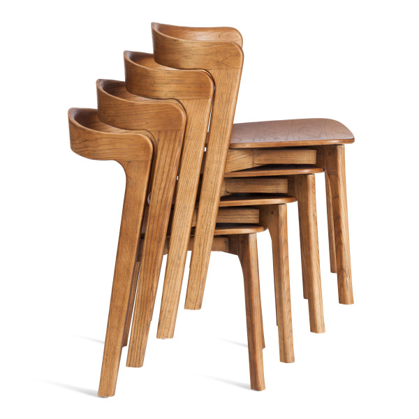 Стул ASGARD (mod.XMS-CB3027) дерево вяз, 48х43х76 см, Груша (№3) фото № 13