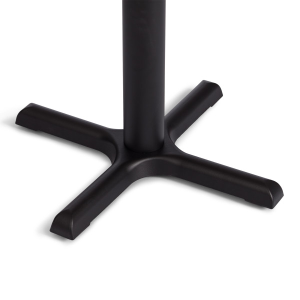 Стол VALHALLA (mod.XMS-T9111) дерево вяз/железная опора, 80х65х76 см, груша №3/черная опора фото № 7