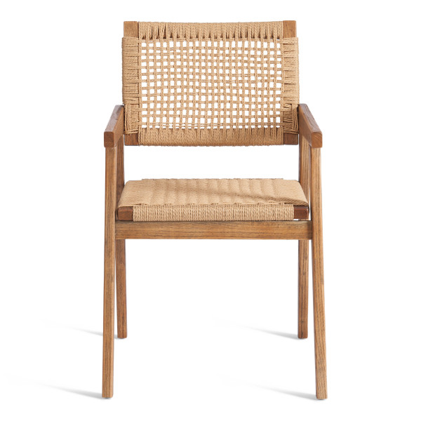 Стул VANHEIM (mod.XMS-CB3079) дерево вяз/бечевка, 46х45х83 см, Груша (№3) фото № 5