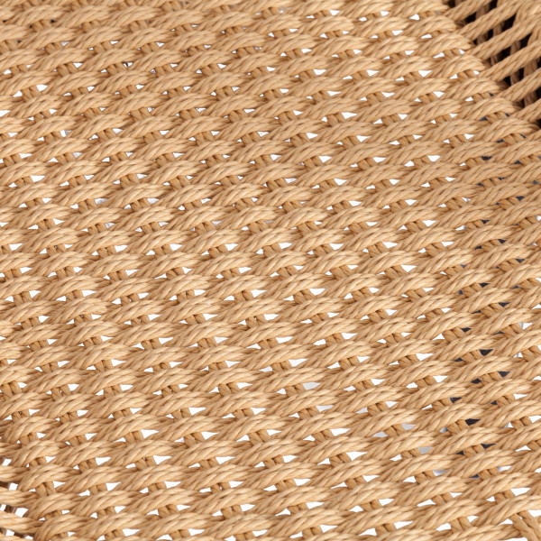 Стул MIDGARD (mod.XMS-CB2938) дерево вяз/бечевка, 50х51х78.5 см, черный фото № 8