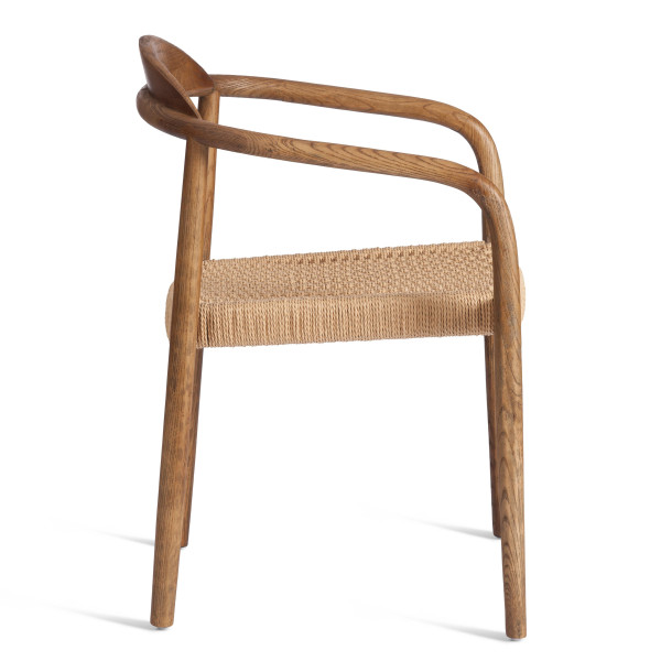 Стул MIDGARD (mod.XMS-CB2938) дерево вяз/бечевка, 50х51х78.5 см, Груша (№3) фото № 2