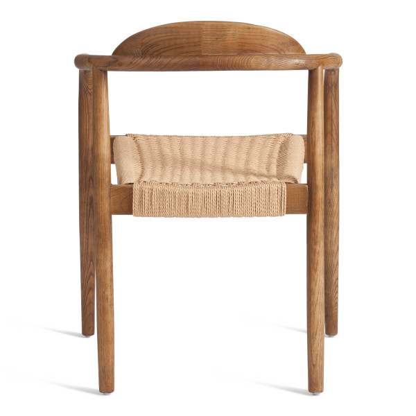 Стул MIDGARD (mod.XMS-CB2938) дерево вяз/бечевка, 50х51х78.5 см, Груша (№3) фото № 4