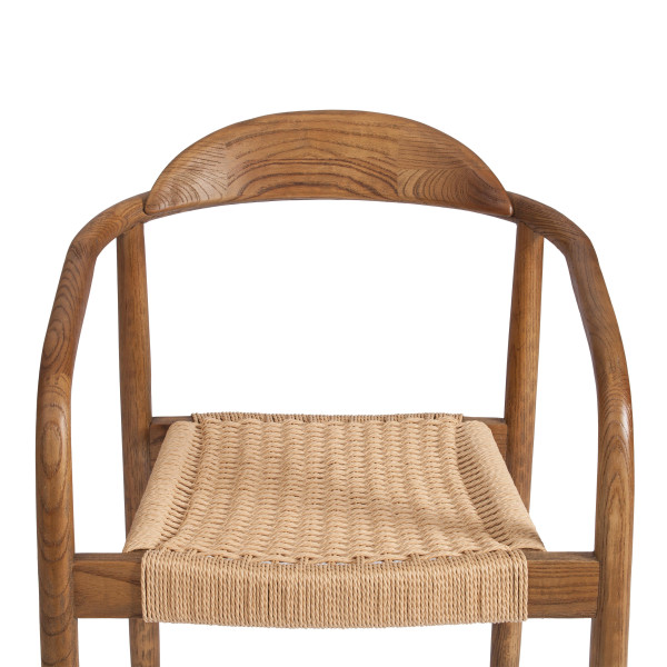 Стул MIDGARD (mod.XMS-CB2938) дерево вяз/бечевка, 50х51х78.5 см, Груша (№3) фото № 7