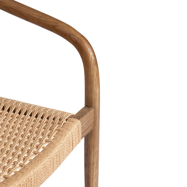 Стул MIDGARD (mod.XMS-CB2938) дерево вяз/бечевка, 50х51х78.5 см, Груша (№3) фото № 8