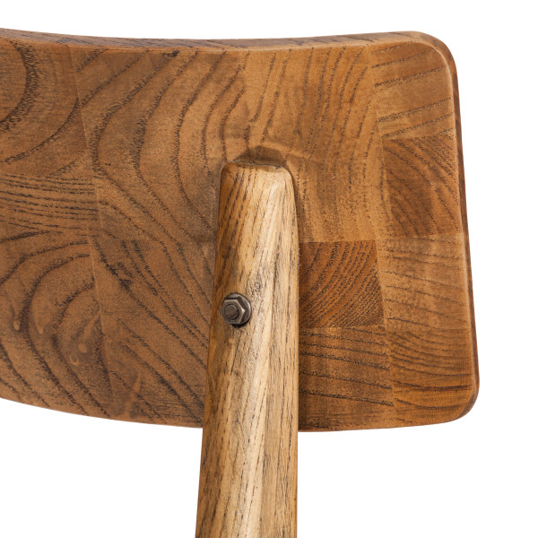 Стул THOR (mod.XMS-CB3007) дерево вяз/ткань лен, 50х48х81,5 см, груша№3/бежевый лен фото № 10