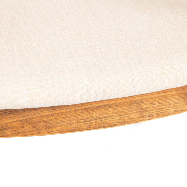 Стул BALDUR (mod.XMS-CB2921D) дерево вяз/ткань лен, 49х52х76,5 см, груша№3/бежевый лен фото № 8