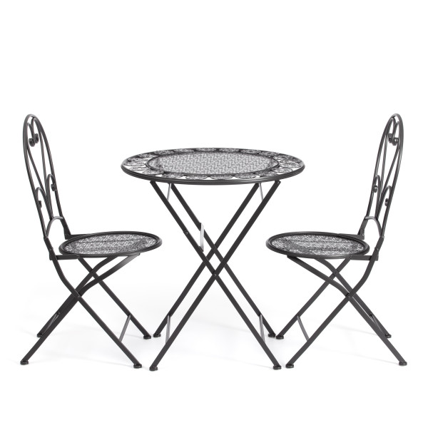 Стол Secret De Maison Patio (PL08-11139) стальной сплав, черный, 70х75 см фото № 5