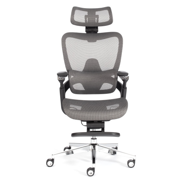 Кресло Sakura сетка, серый фото № 7