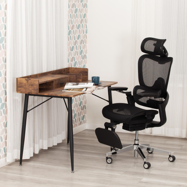 Кресло Sakura сетка, черный фото № 26