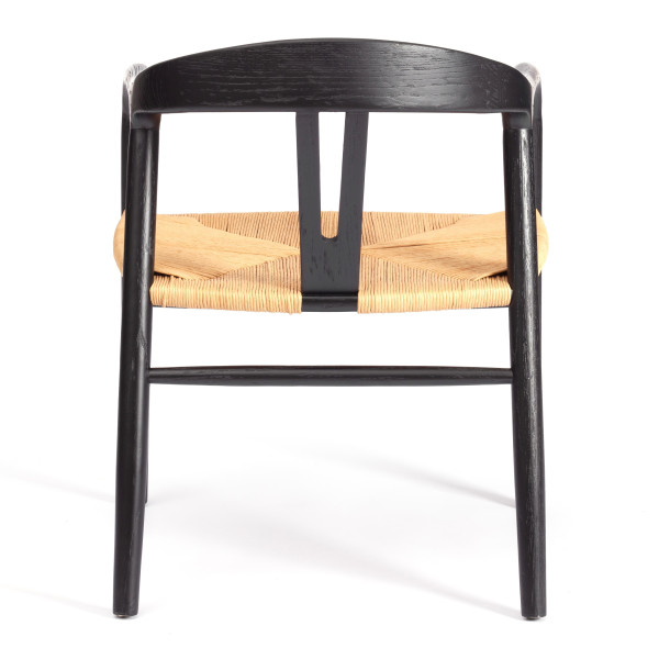 Стул VALI (mod.XMS-CB2922) дерево вяз, 50х46х77 см, черный фото № 4