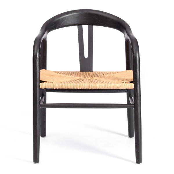 Стул VALI (mod.XMS-CB2922) дерево вяз, 50х46х77 см, черный фото № 5