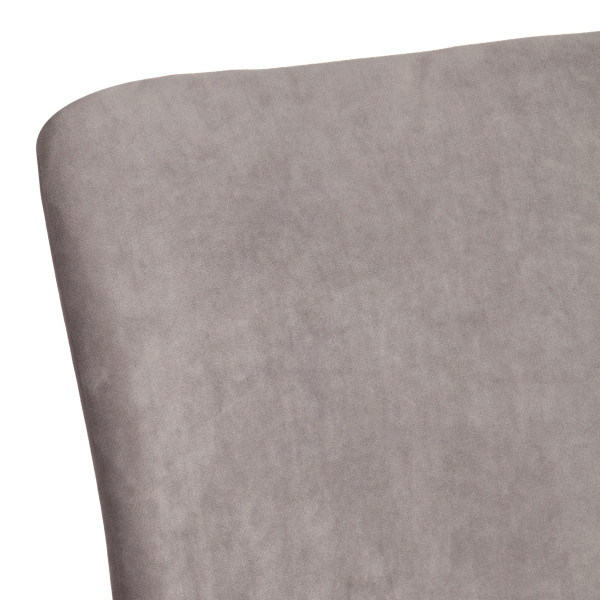 Стул обеденный La Rousse NEW, флок , серый/черный, 29, 45x55x93 см фото № 9