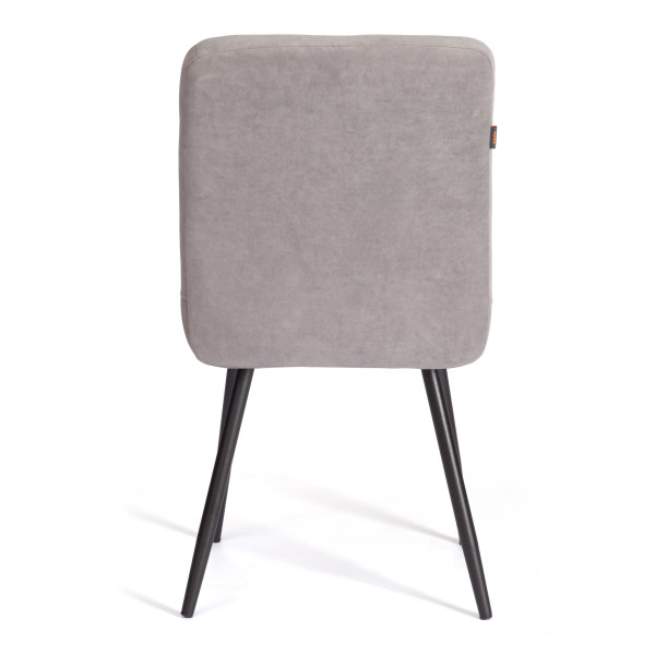 Стул обеденный Medeo LT, флок , серый/черный, 29, 45х56х89 см фото № 5