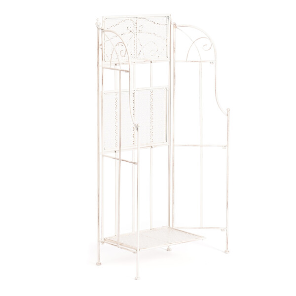 Этажерка Secret De Maison Elisa (PL08-10337) стальной сплав, античный белый, 41,50х20х108 см фото № 2