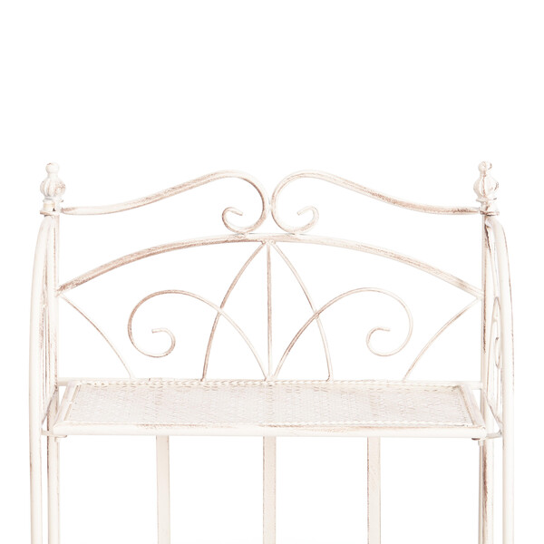 Этажерка Secret De Maison Elisa (PL08-10337) стальной сплав, античный белый, 41,50х20х108 см фото № 6