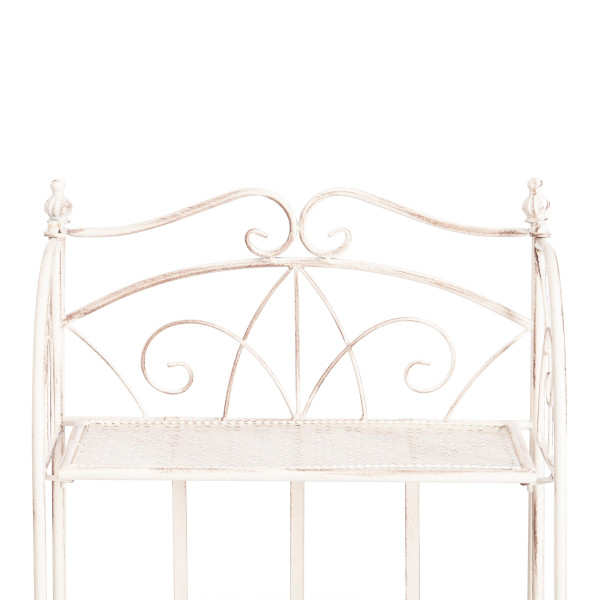 Этажерка Secret De Maison Elisa (PL08-10337) стальной сплав, античный белый, 41,50х20х108 см фото № 6