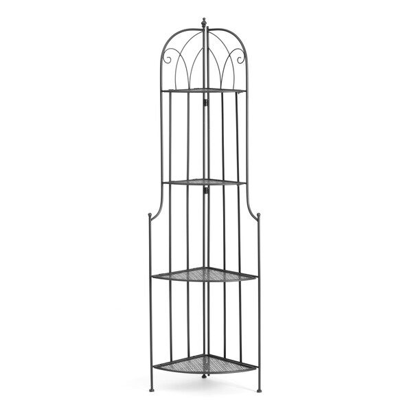 Этажерка угловая Secret De Maison Nicole (PL08-10338) стальной сплав, черный, 48х33х159 см фото № 3