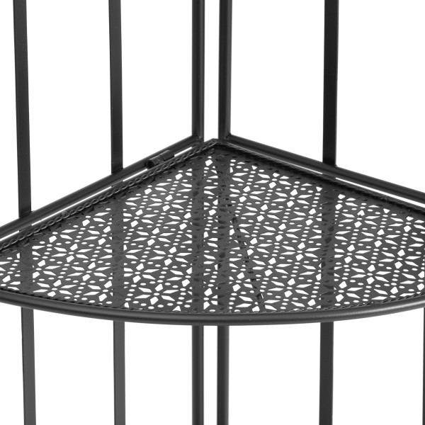 Этажерка угловая Secret De Maison Nicole (PL08-10338) стальной сплав, черный, 48х33х159 см фото № 5