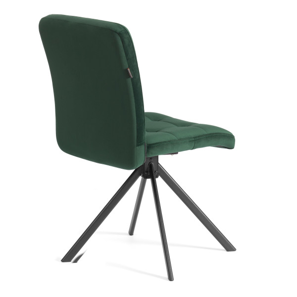 Стул обеденный Medeo поворотный механизм 360, велюр, Deep Forest (изумруд) фото № 3