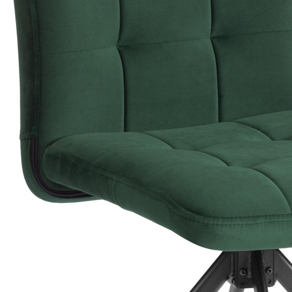 Стул обеденный Medeo поворотный механизм 360, велюр, Deep Forest (изумруд) фото № 7