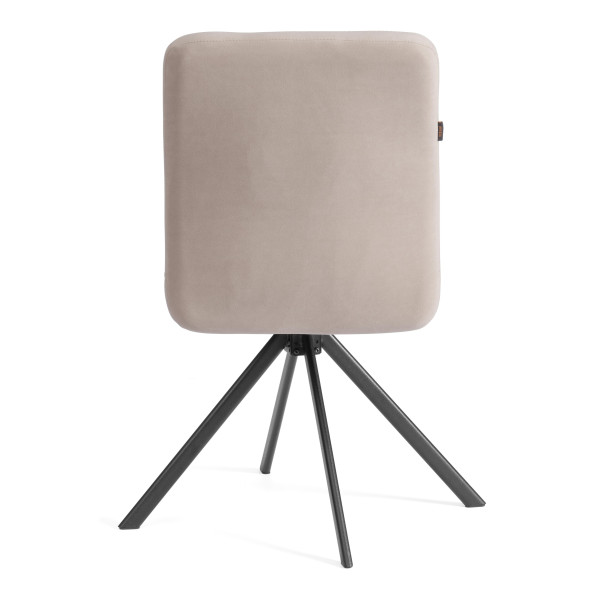 Стул обеденный Medeo поворотный механизм 360, велюр, бежевый, 7 фото № 4