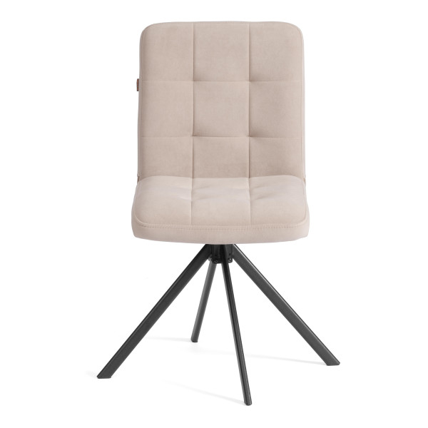 Стул обеденный Medeo поворотный механизм 360, велюр, бежевый, 7 фото № 5