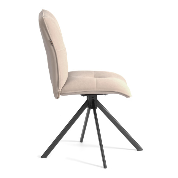 Стул обеденный Sweet поворотный механизм 360, велюр, бежевый, 7 фото № 2